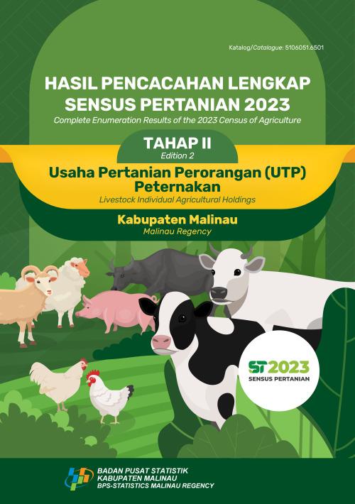 Hasil Pencacahan Lengkap Sensus Pertanian 2023 - Tahap II: Usaha Pertanian Perorangan (UTP) Peternakan Kabupaten Malinau